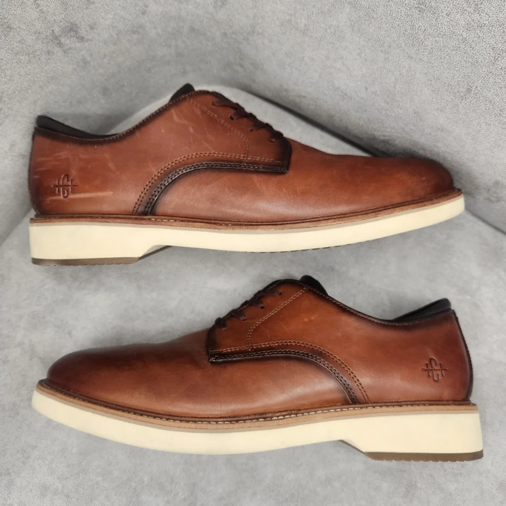 Cole Haan Oxford Shoes Men's 11 Brown Cigar Leather Morse Grand Business Casual - Picture 2 of 15